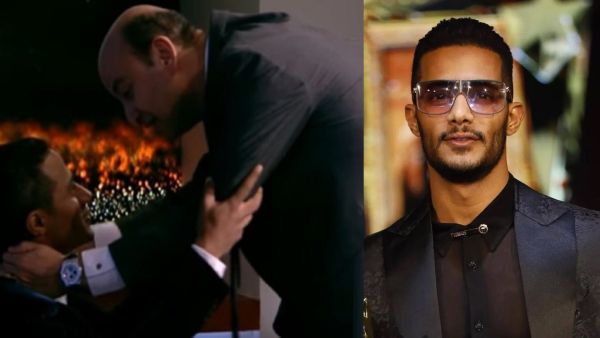 محمد رمضان وعمرو أديب 