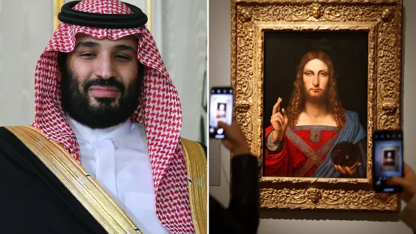  لوحة "سالفاتور موندي" / الأمير محمد بن سلمان