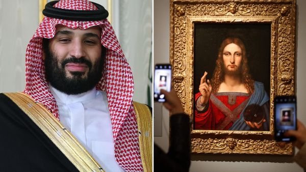  لوحة "سالفاتور موندي" / الأمير محمد بن سلمان