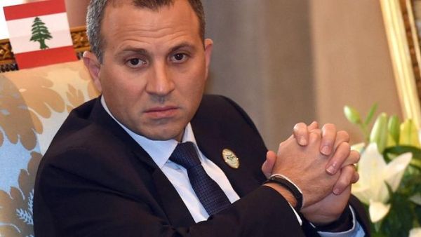  Lebanon’s Caretaker Foreign Minister Gebran Bassi