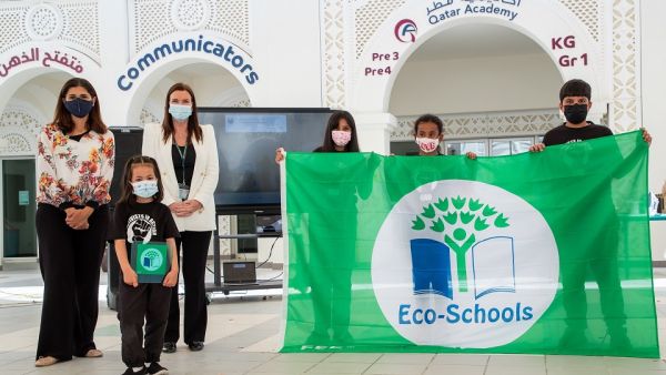 During the event QAD Primary And QLA Hoist Green Flags As They Become Eco-schools