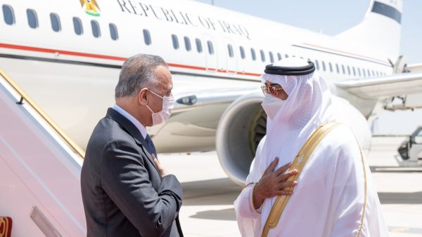 Abu Dhabi Crown Prince Mohammed bin Zayed received the Iraqi prime minister