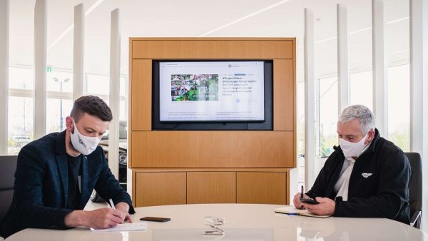 During the event Bentley Activates Colleague Support for Sustainability Goals on World Earth Day