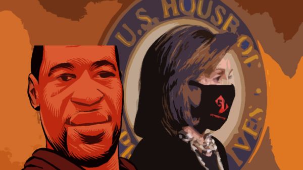 Nancy Pelosi and George Floyd