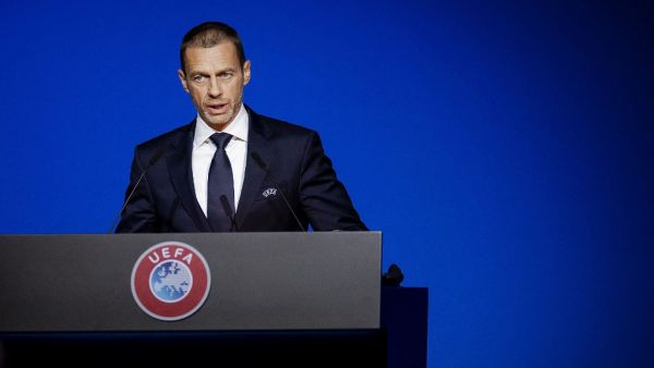 The man who runs European football's main governing body has taken aim at the owners still behind the controversial competition (Photo: AFP)