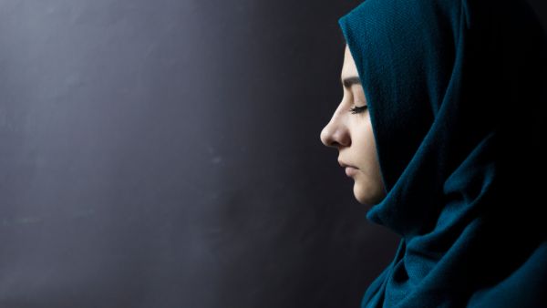 Girl in a hijab.