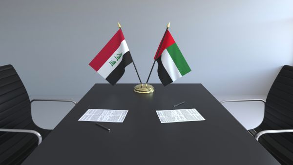 UAE and Iraq flags