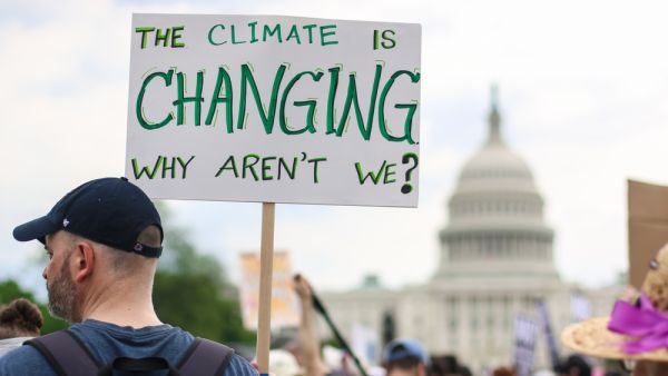 Thousands of people attend the People's Climate March