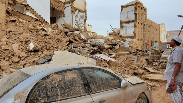 Heavy flooding in southeast Yemen leaves five people dead