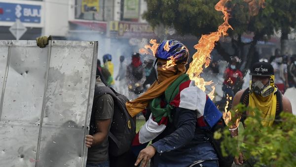nationwide tax increase protests erupted in Colombia