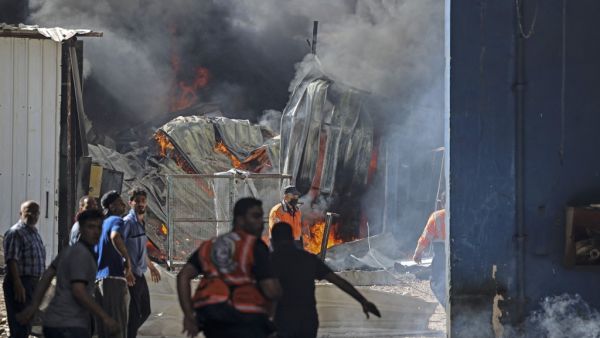 More than 10,000 civilians have been displaced due to Israeli attacks