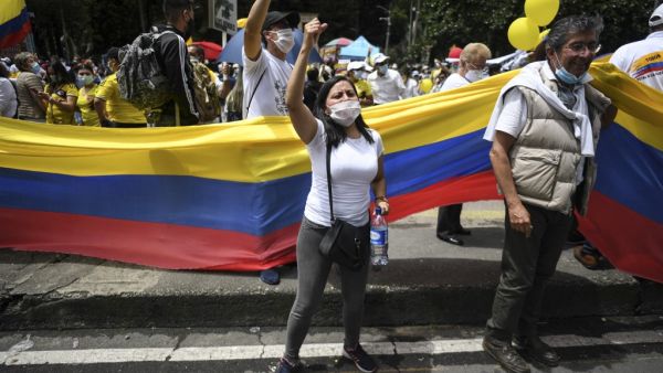 Violent protests continue in Colombia.