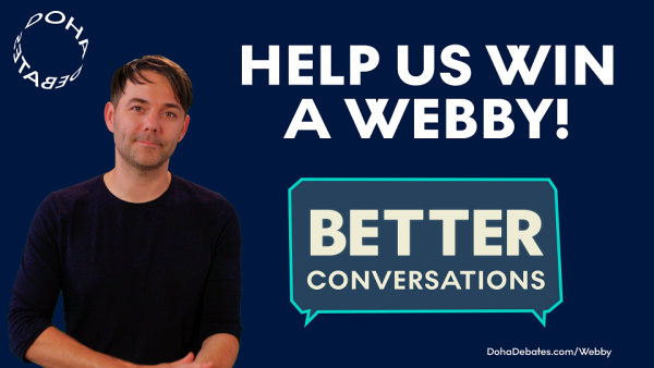 QF’s Doha Debates Receives Webby Nomination
