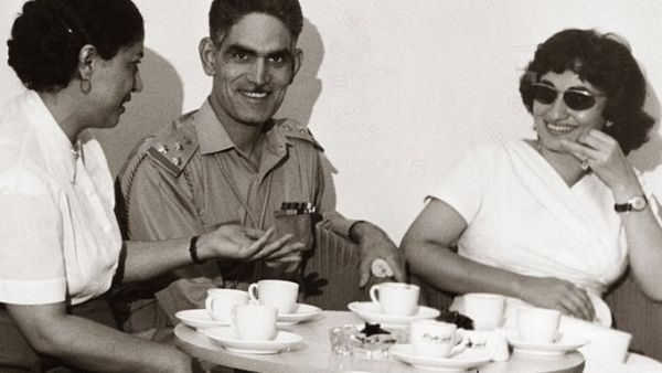 A photo of the late Iraqi president  Abdul Kareem Qasim 