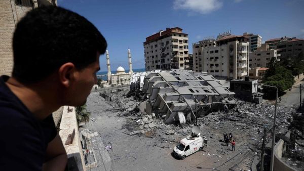 Gaza destroyed by Israeli strikes 