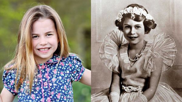 Just Like Gan-Gan! Princess Charlotte Is the Spitting Image of Her Great-Grandmother the Queen