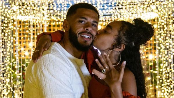 Pinnock is currently expecting her first child with her fiancé Andre Gray