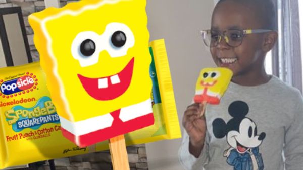 نوح مع مصاصة سبونج بوب