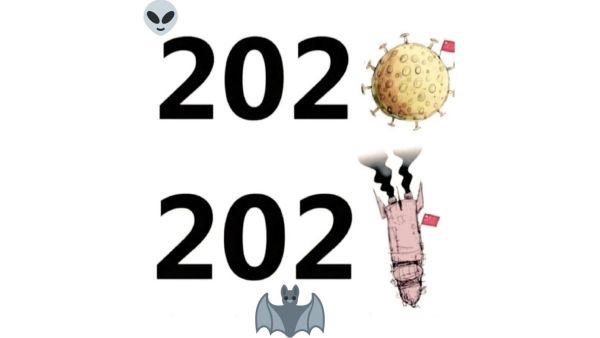 MEMEs about the Chinese Long March rocket fill the internet. (Twitter) The Chinese rocket went out of control on April 29th