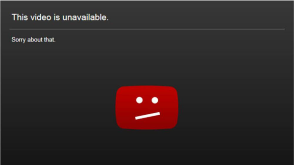 Video Blocked by YouTube