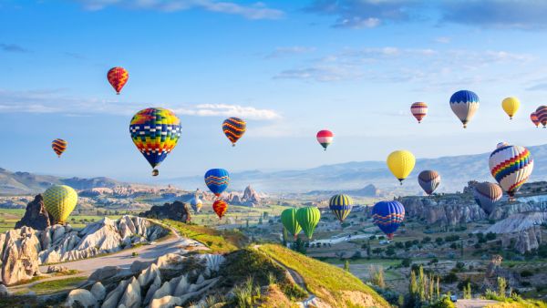 The great tourist attraction of Cappadocia
