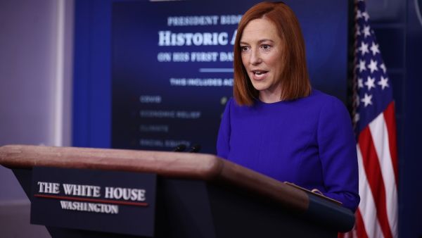 الناطقة باسم البيت الأبيض جين ساكي