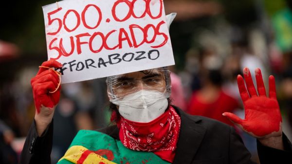 Brazil hits 500,000 COVID-19 deaths amid nationwide protests