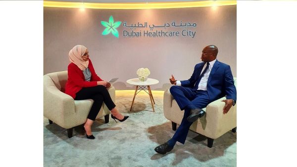 During the event Moorfields Eye Hospital Highlights Eye Care Innovations At Arab Health