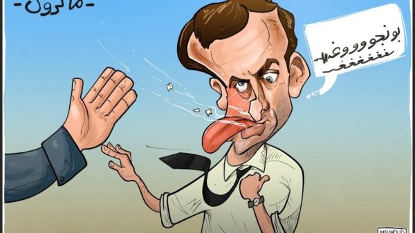 The French president was slapped in the face by a man from the crowd