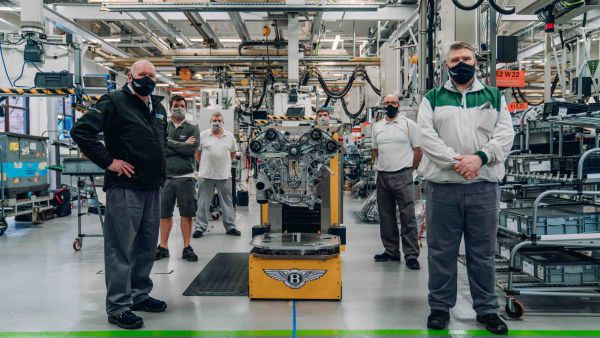 Bentley Mulliner Bacalar's W12 Engine. First Customer Bacalar W12 Engine Completes Testing