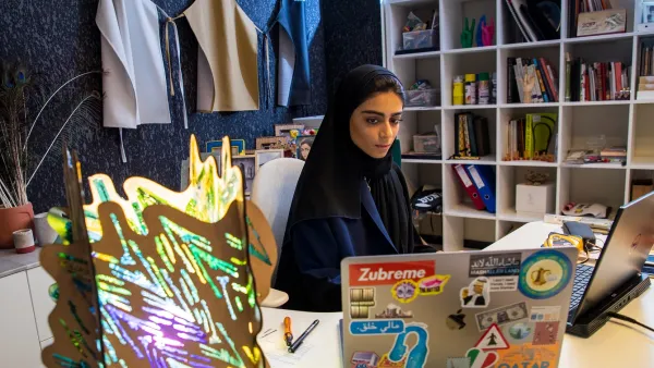 QF Student Receives The Arab Engineering Bureau Design Excellence Award