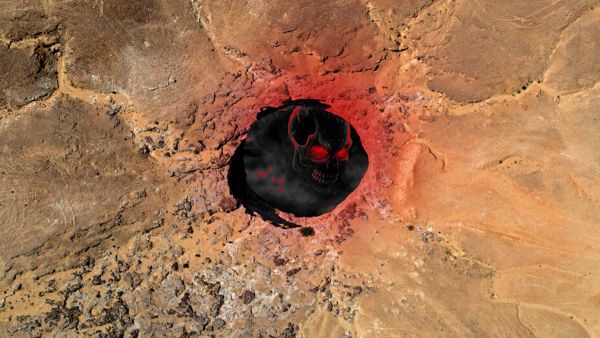 Well of Hell is a huge-deep hole in the desert of Al-Mahra province in Yemen