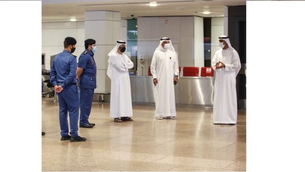 During the event Director General Of Dubai Customs Tours Terminal 1, DXB International Airport Ahead Of Reopening