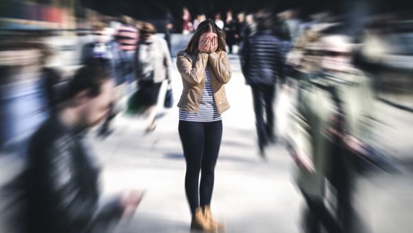 Panic attack in public place