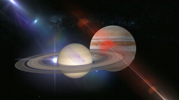conjunction of Jupiter and Saturn