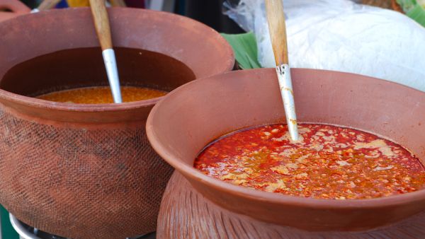 the vat of soup