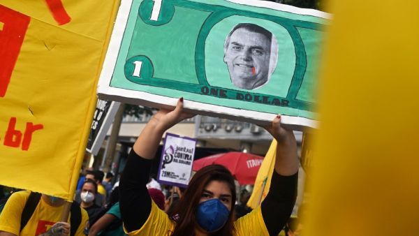 Brazilian President Bolsonaro hospitalized on Wednesday.