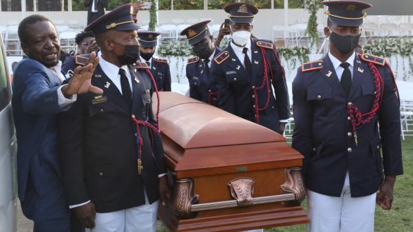 Haitian President buried in peace