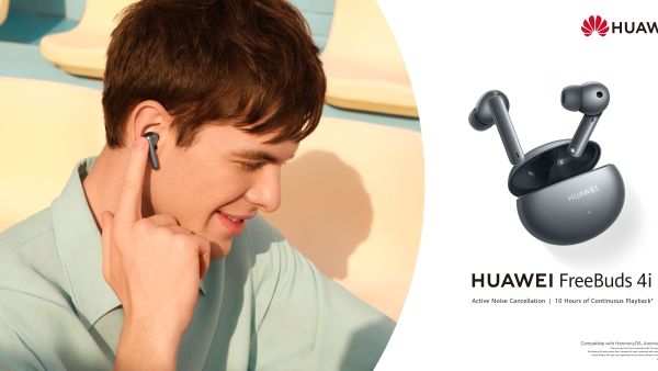 هواوي Huawei FreeBuds 4i هواوي تُطلق أحدث إصدار من سماعاتFreeBuds 4i باللون الفضي