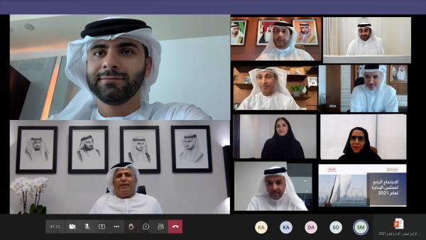 سمو الشيخ منصور بن محمد يترأس الاجتماع الرابع لمجلس إدارة مجلس دبي الرياضي. مجلس دبي الرياضي يبحث تعزيز دور القطاع الرياضي وخطط الاكتفاء الذاتي للأندية