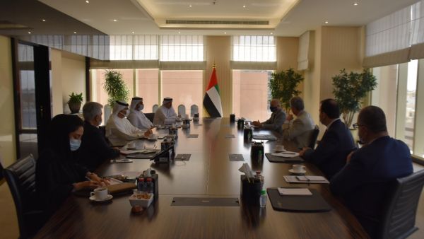 During the meeting His Excellency Obaid Al Tayer Meets Ferid Belhaj, World Bank Vice President for Mena