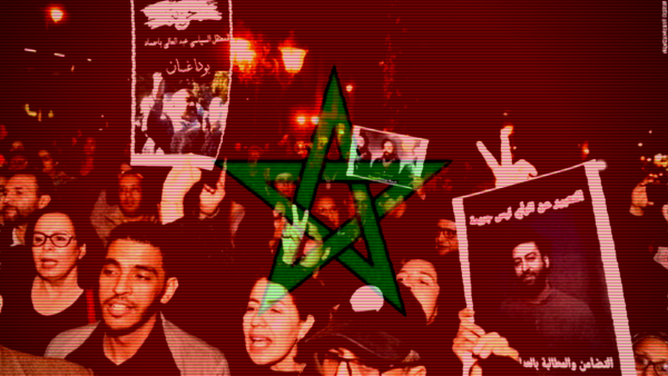 protest in Morocco