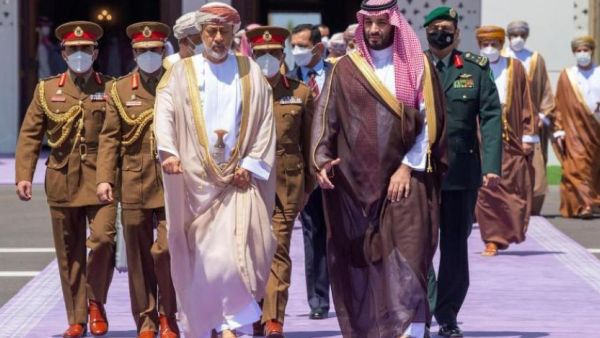 محمد بن سلمان وسلطان عمان