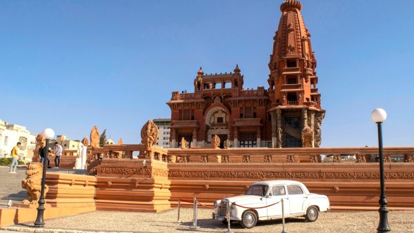 Beautiful view of Baron Empain palace 