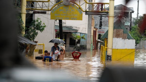 monsoon rains was enhanced by Typhoon Fabian