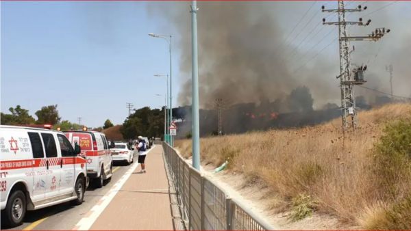 صافرات الإنذار تدوي بكريات شمونا بإسرائيل على الحدود مع لبنان