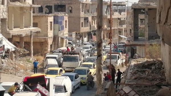 روسيا تامر الاسد وايران بوقف الهجوم على درعا