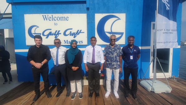 During the event Government Officials From The Republic Of Maldives Visit Gulf Craft Factory