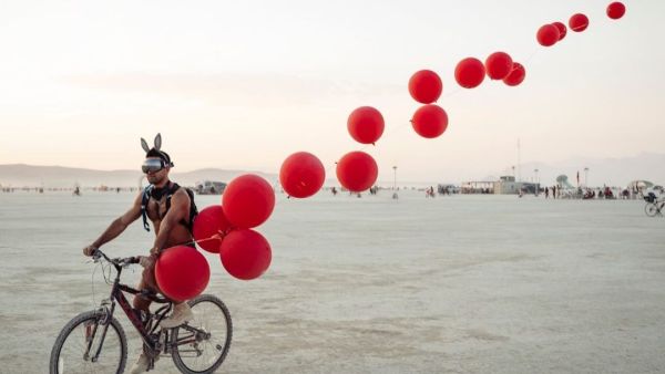 Bicycle in Black Rock City is critical for getting around