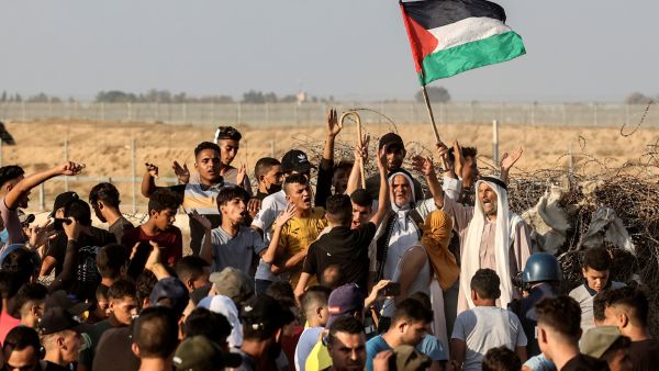 dozens injured during Gaza border protests